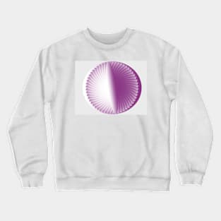 A pink abstract shell like pattern. Crewneck Sweatshirt